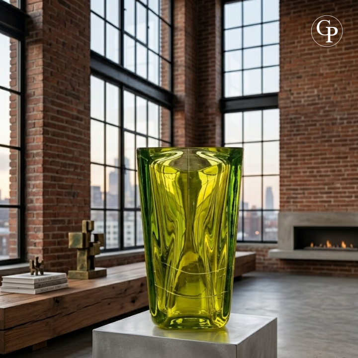 Monumental Vase, designed by Wayne Husted for Blenko Glass Co., USA, circa 1960