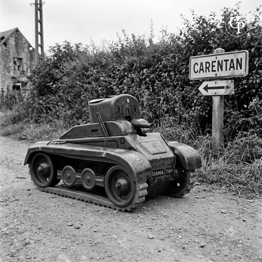 "GAMA TANK" Panzer tank, D.R.G.M. marking, circa 1938